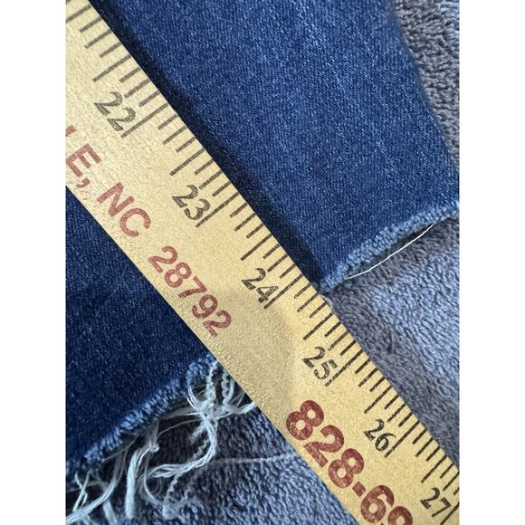 Lauren Conrad Women's Jeans Button-Fly Crop Size 40w Blue Denim (41x24.5) - Picture 6 of 6